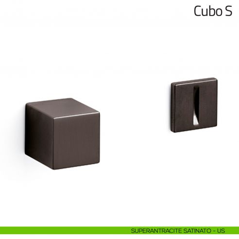 Nottolino per porta Cubo S Olivari superantracite satinato