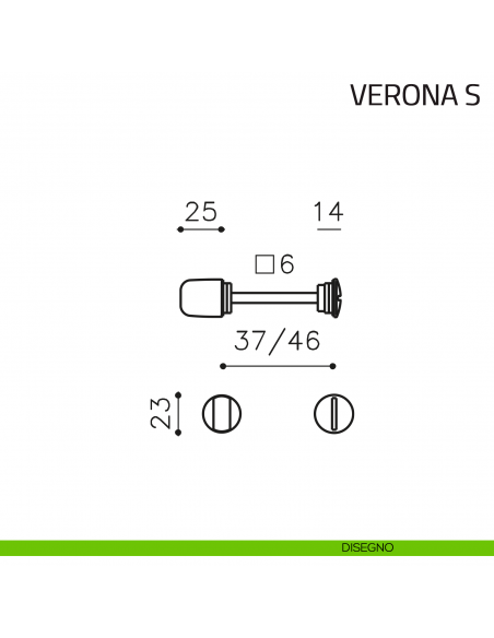 Nottolino per porta Verona S Olivari disegno
