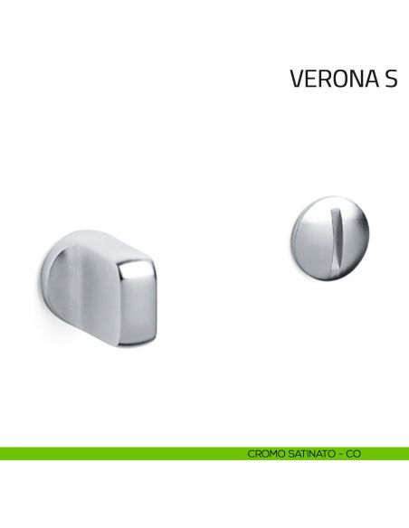 Nottolino per porta Verona S Olivari cromo satinato