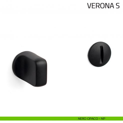 Nottolino per porta Verona S Olivari nero opaco