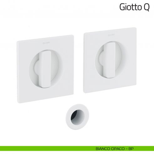 Maniglia per porta scorrevole Giotto Q Olivari bianco opaco