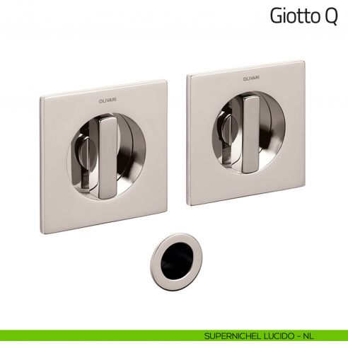 Maniglia per porta scorrevole Giotto Q Olivari supernichel lucido