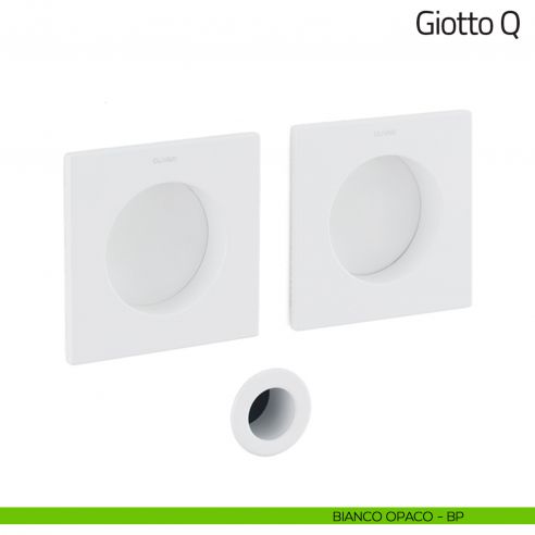 Maniglia per porta scorrevole Giotto Q Olivari bianco opaco