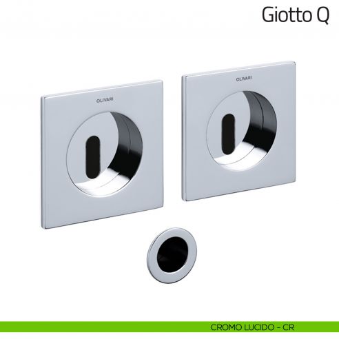 Maniglia per porta scorrevole Giotto Q Olivari cromo lucido