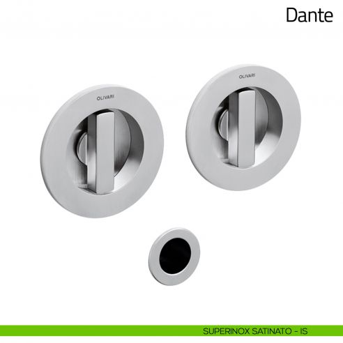 Maniglia per porta scorrevole Dante Olivari superinox satinato