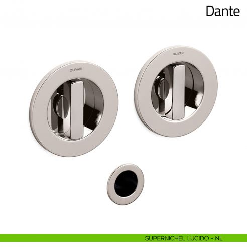 Maniglia per porta scorrevole Dante Olivari supernichel lucido