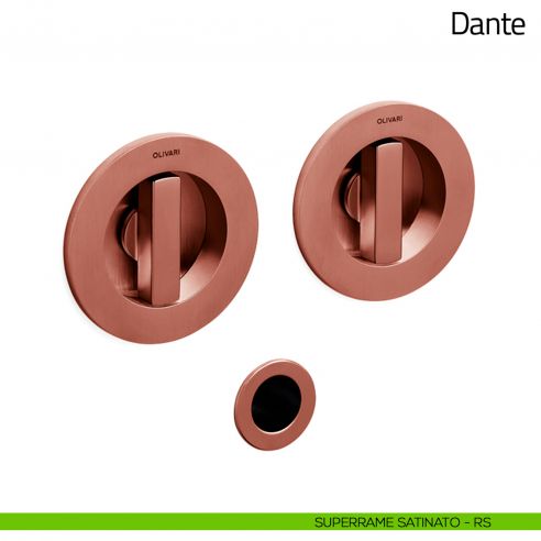 Maniglia per porta scorrevole Dante Olivari superrame satinato