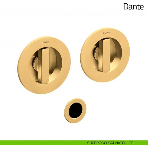 Maniglia per porta scorrevole Dante Olivari superoro satinato