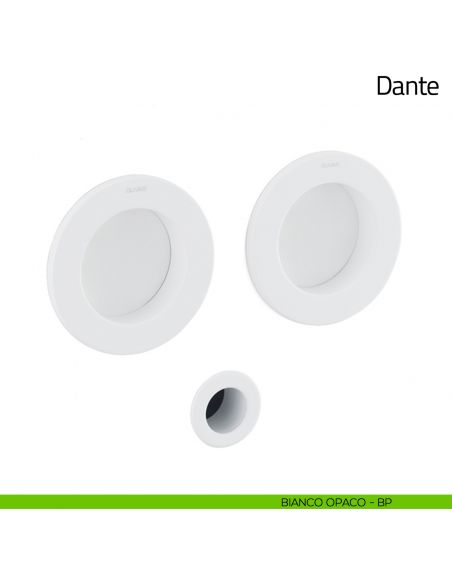 Maniglia per porta scorrevole Dante Olivari bianco opaco
