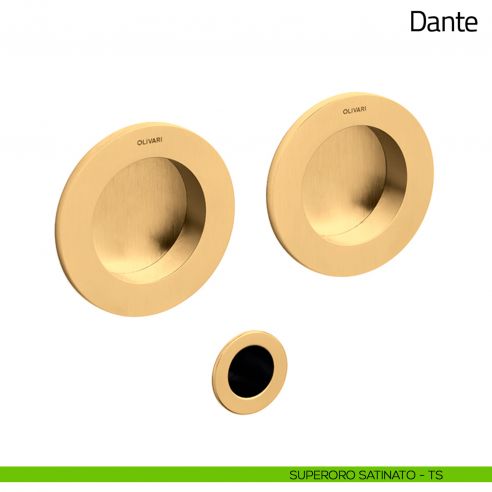 Maniglia per porta scorrevole Dante Olivari superoro satinato