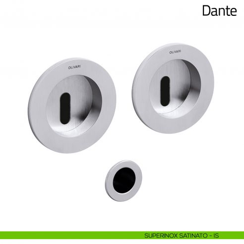 Maniglia per porta scorrevole Dante Olivari superinox satinato