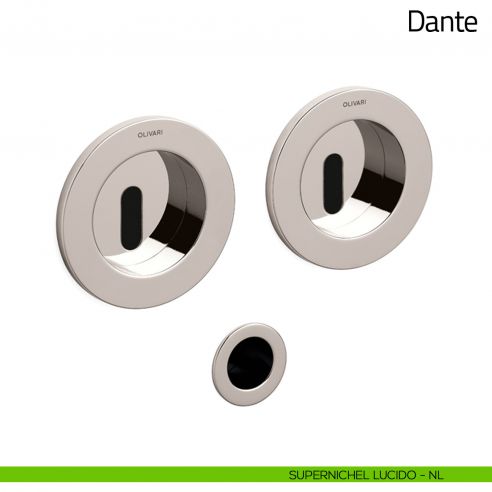 Maniglia per porta scorrevole Dante Olivari supernichel lucido