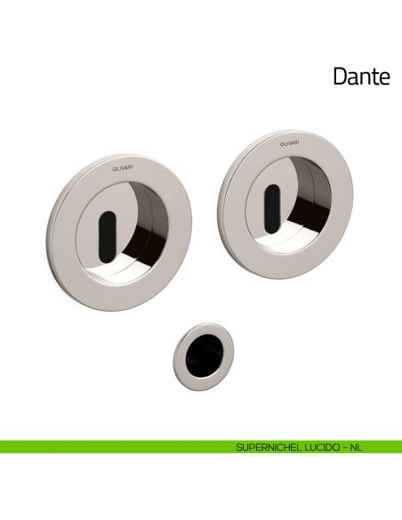 Maniglia per porta scorrevole Dante Olivari supernichel lucido