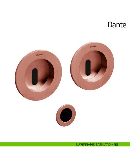 Maniglia per porta scorrevole Dante Olivari superrame satinato