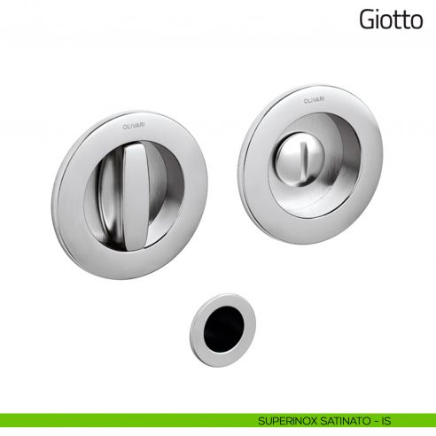 Maniglia per porta scorrevole Giotto Olivari superinox satinato