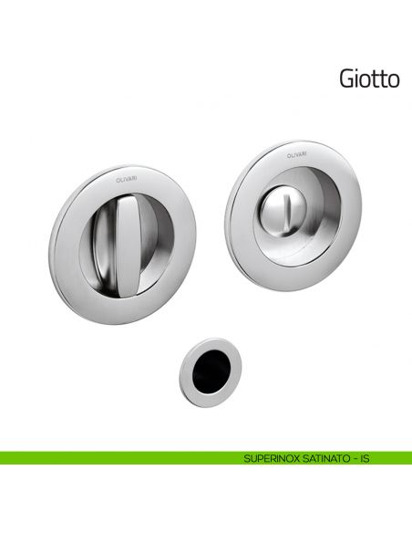 Maniglia per porta scorrevole Giotto Olivari superinox satinato