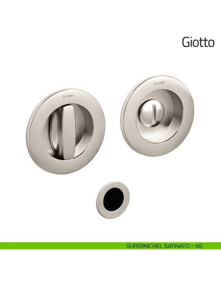 Maniglia per porta scorrevole Giotto Olivari supernichel satinato
