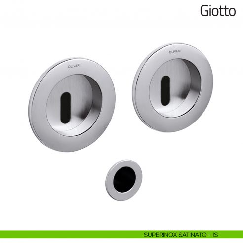 Maniglia per porta scorrevole Giotto Olivari superinox satinato