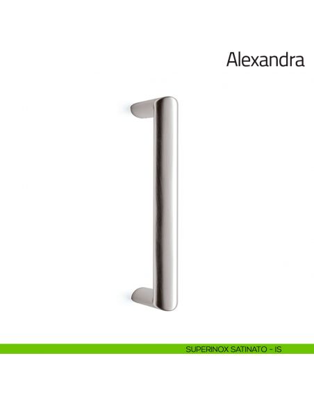 Maniglione per porta Alexandra Olivari superinox satinato