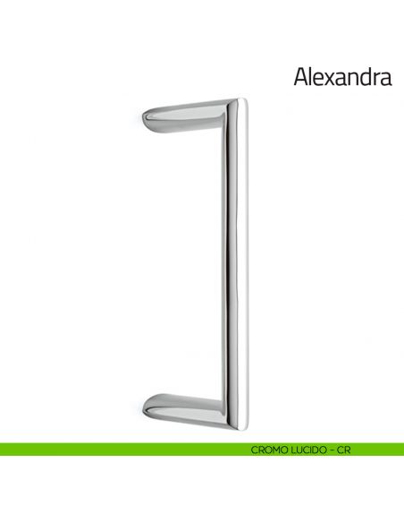 Maniglione per porta Alexandra Olivari zancato cromo lucido