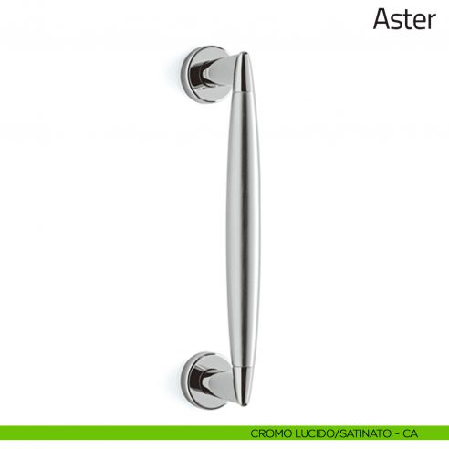 Maniglione per porta Aster Olivari cromo lucido/satinato
