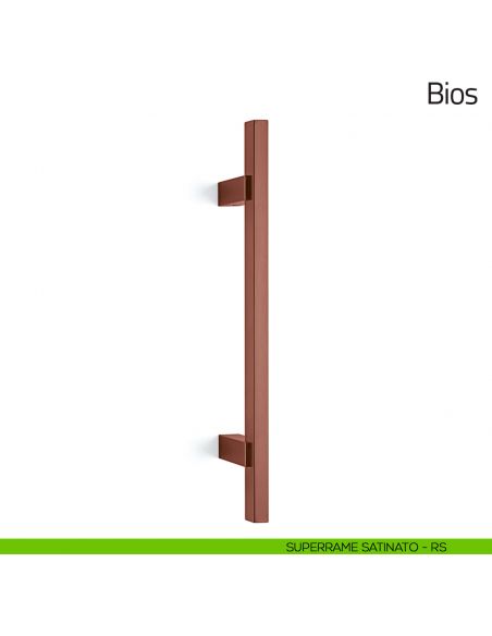 Maniglione per porta Bios Olivari 431 mm superrame satinato