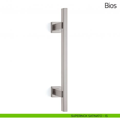 Maniglione per porta Bios Olivari 431 mm superinox satinato