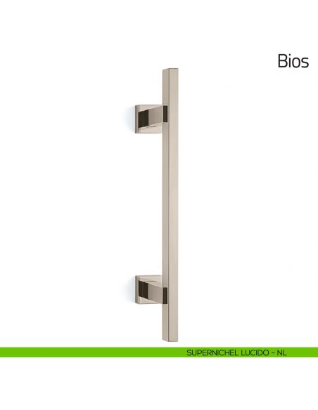 Maniglione per porta Bios Olivari 431 mm supernichel lucido