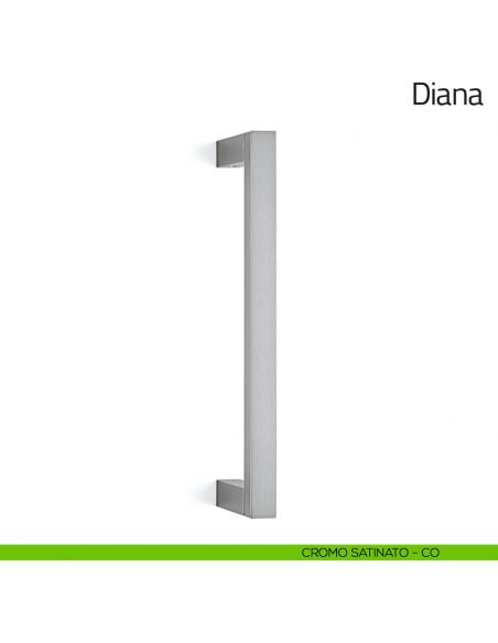 Maniglione per porta Diana Olivari cromo satinato
