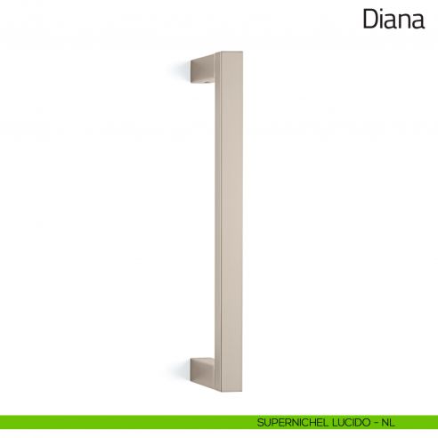 Maniglione per porta Diana Olivari supernichel lucido
