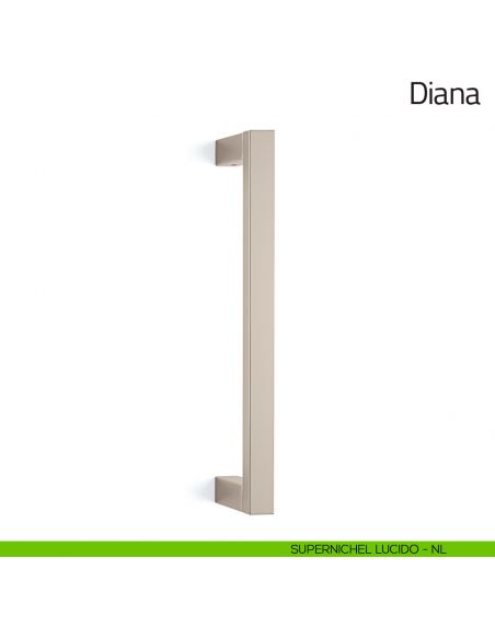 Maniglione per porta Diana Olivari supernichel lucido