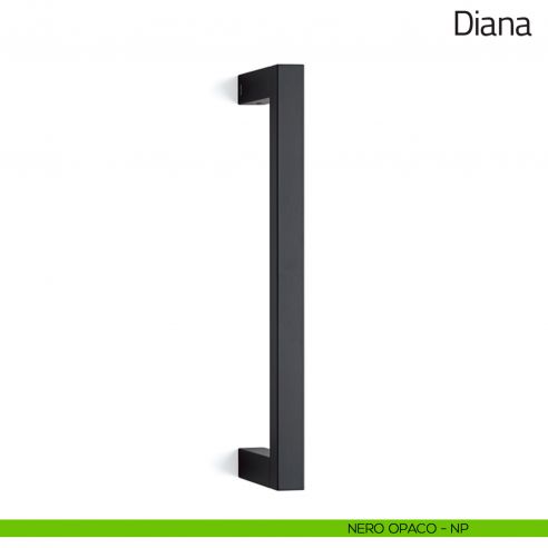 Maniglione per porta Diana Olivari nero opaco
