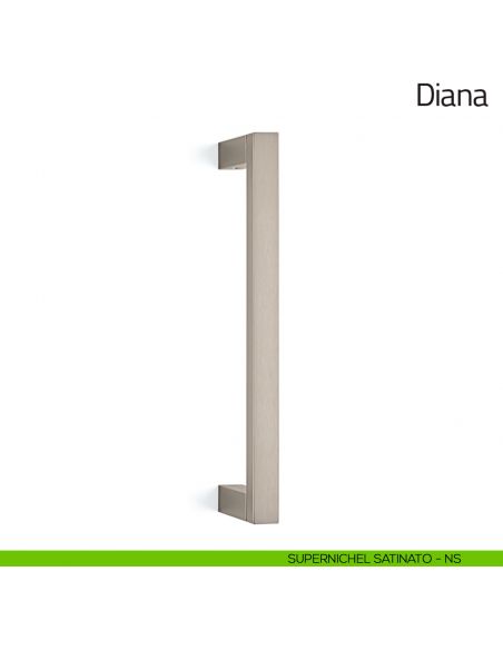 Maniglione per porta Diana Olivari supernichel satinato