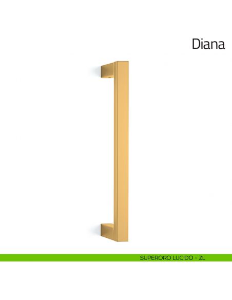 Maniglione per porta Diana Olivari superoro lucido