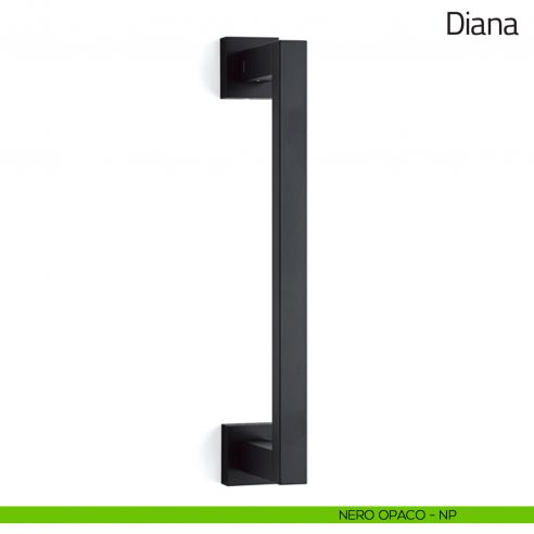 Maniglione per porta Diana Olivari nero opaco
