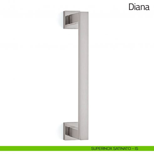 Maniglione per porta Diana Olivari superinox satinato