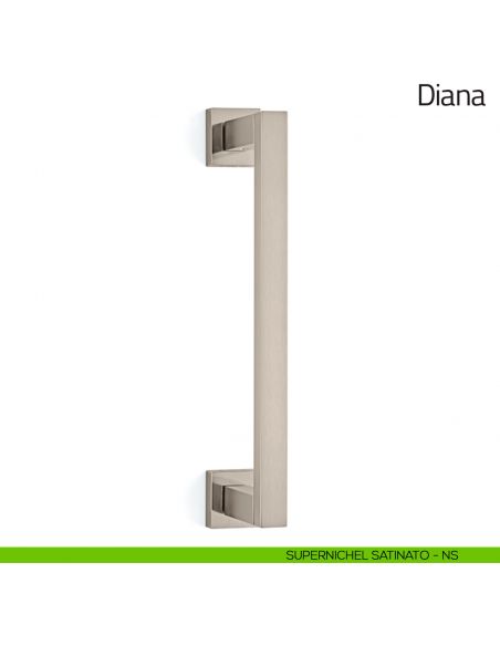 Maniglione per porta Diana Olivari supernichel satinato