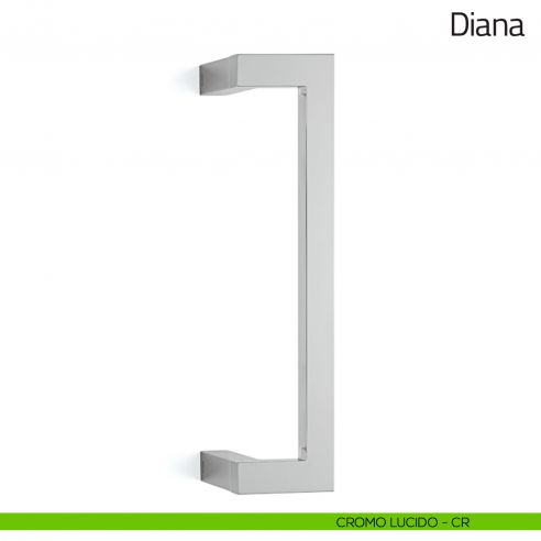 Maniglione per porta Diana Olivari zancato cromo lucido
