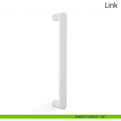 Maniglione per porta Link Olivari bianco opaco