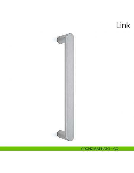 Maniglione per porta Link Olivari cromo satinato