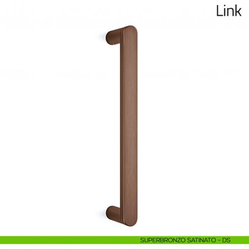 Maniglione per porta Link Olivari superbronzo satinato