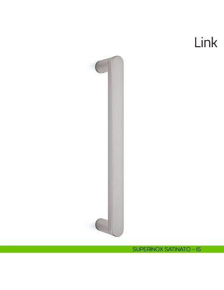 Maniglione per porta Link Olivari superinox satinato