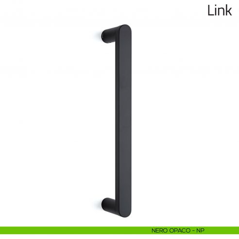 Maniglione per porta Link Olivari nero opaco