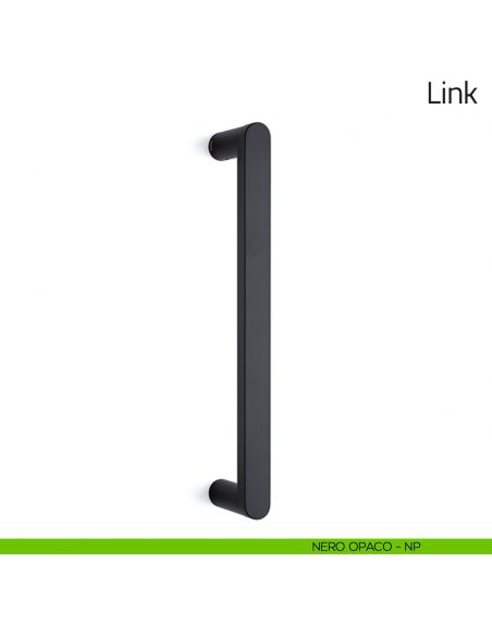 Maniglione per porta Link Olivari nero opaco