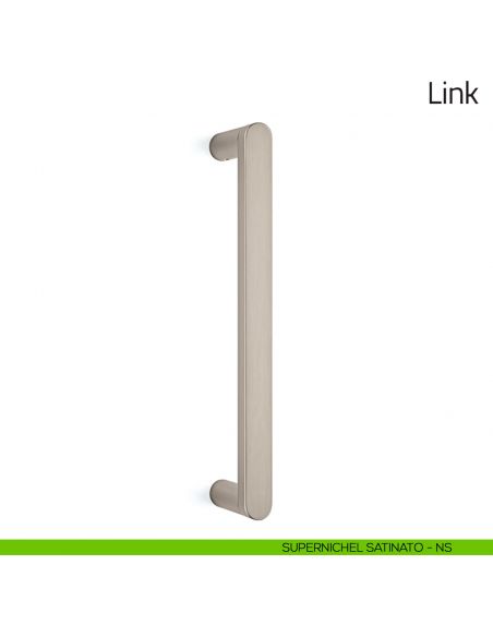 Maniglione per porta Link Olivari supernichel satinato