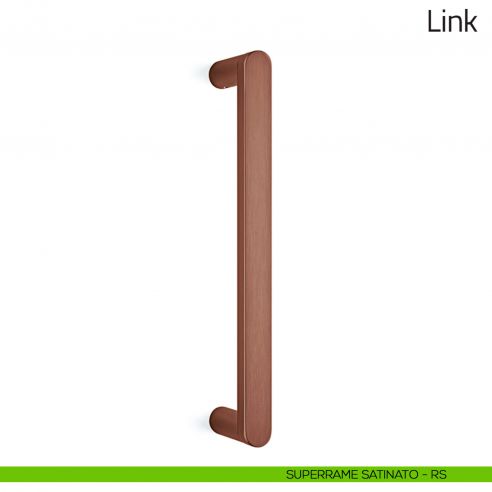 Maniglione per porta Link Olivari superrame satinato