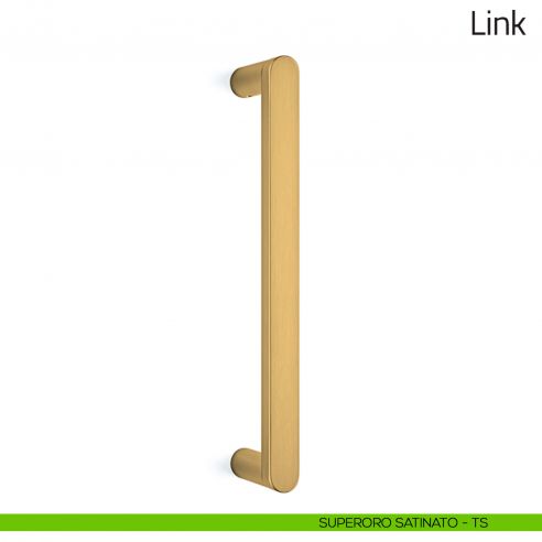 Maniglione per porta Link Olivari superoro satinato