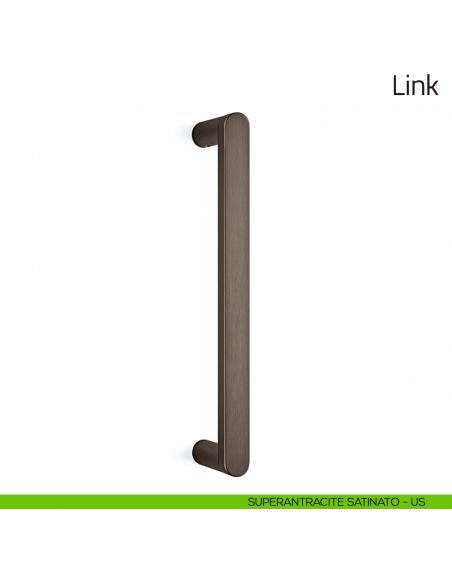 Maniglione per porta Link Olivari superantracite satinato