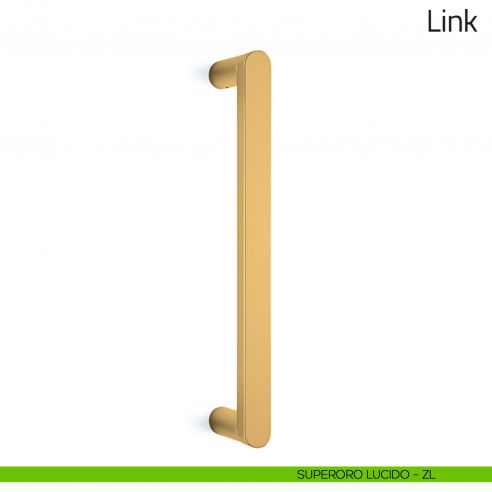 Maniglione per porta Link Olivari superoro lucido