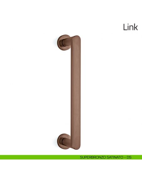 Maniglione per porta Link Olivari superbronzo satinato